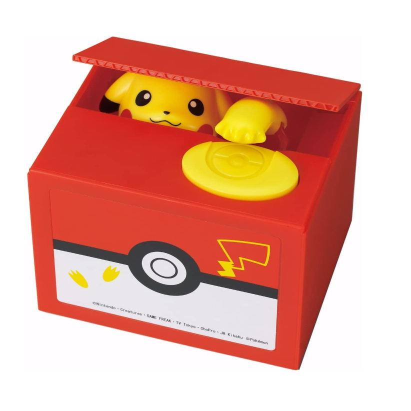 Alcancía Pikachu Tragamonedas Con Sonido