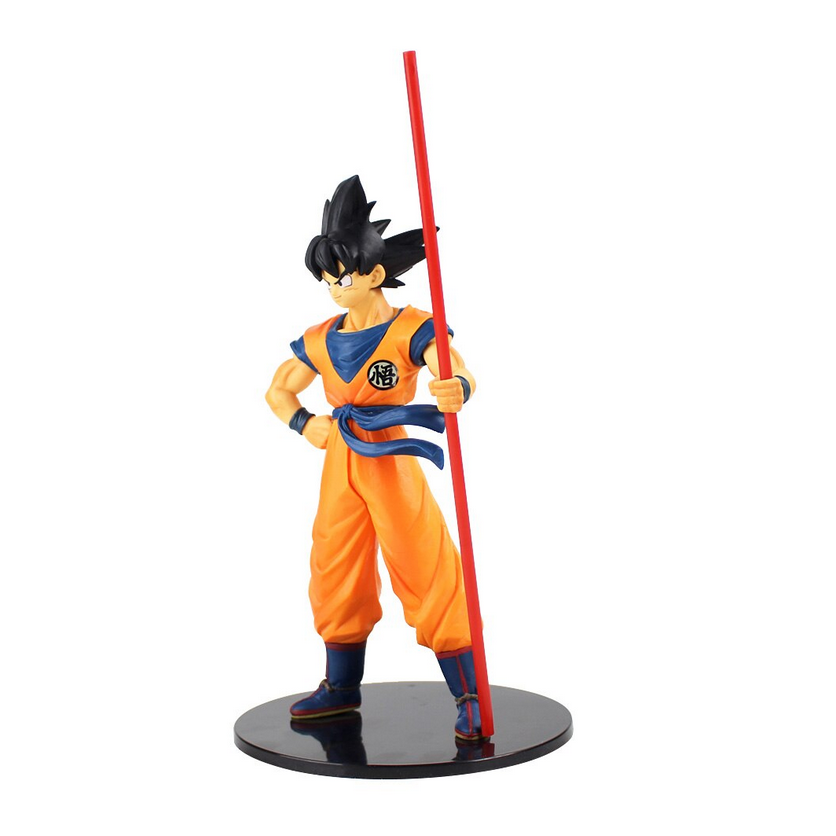 Juguete Figura Goku Con Baculo Sagrado