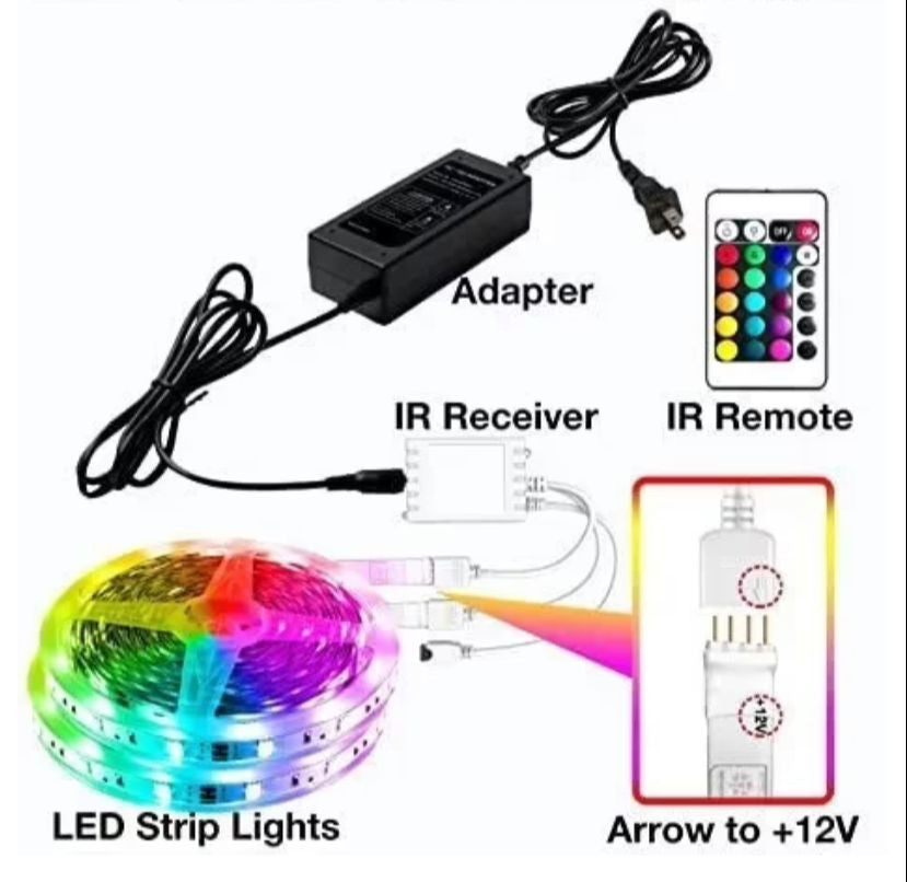 TIRA LED 10 MTS LED 2835 CONTROL 44 BOTO