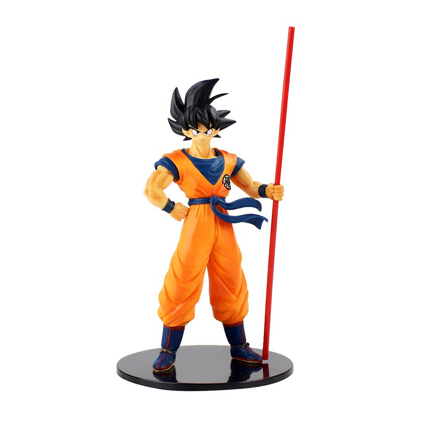 Juguete Figura Goku Con Baculo Sagrado