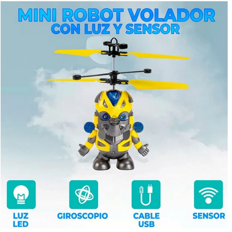 Mini Drone Transformer Volador Juguete
