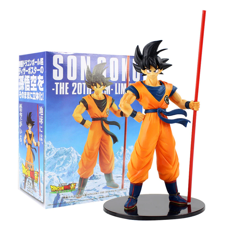 Juguete Figura Goku Con Baculo Sagrado